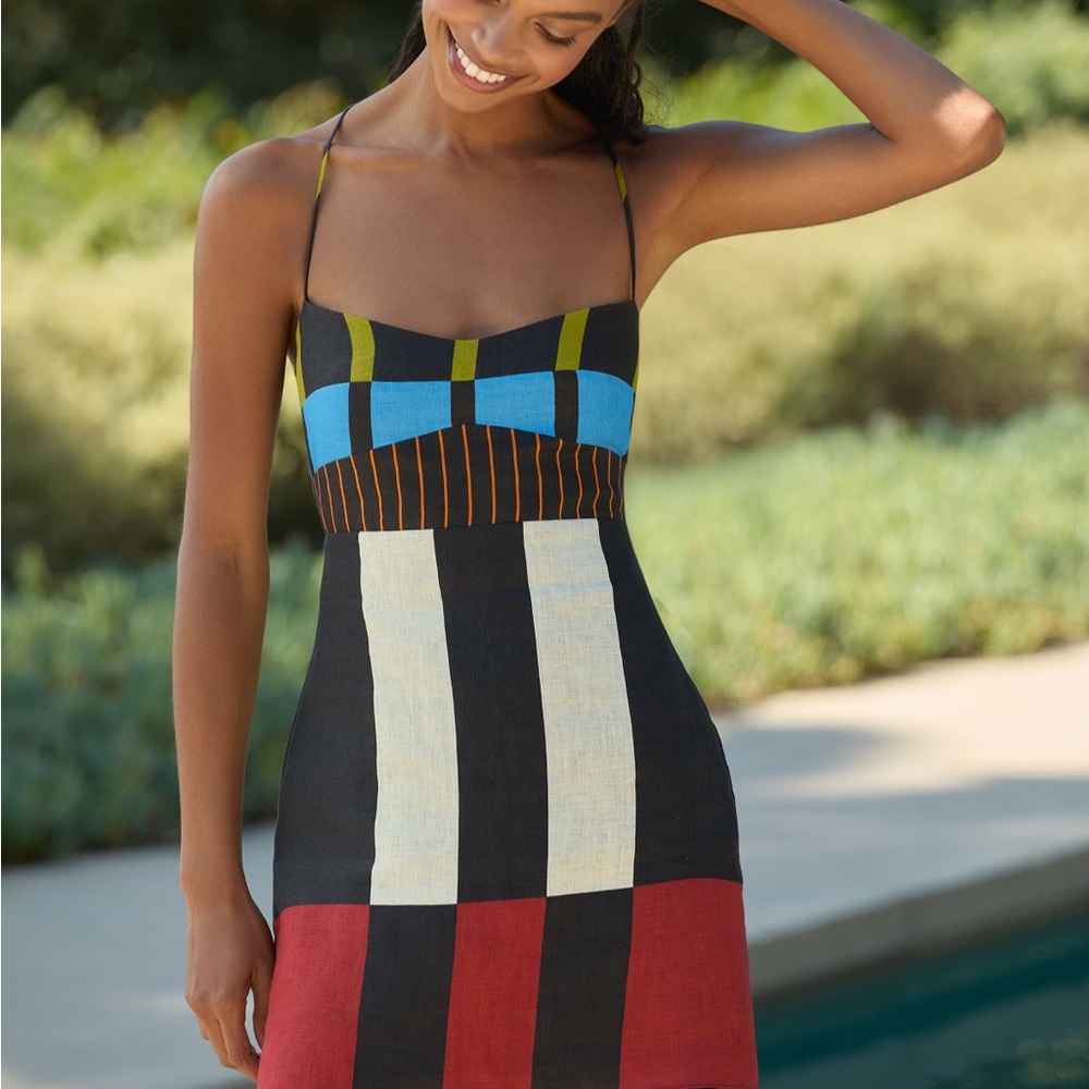 Cala de la Cruz Tere Linen Mini Dress